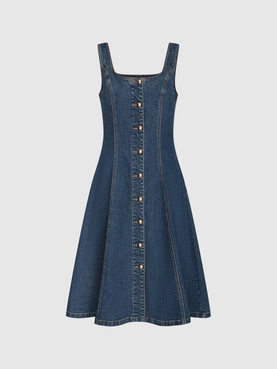 A-Line Denim Dresses