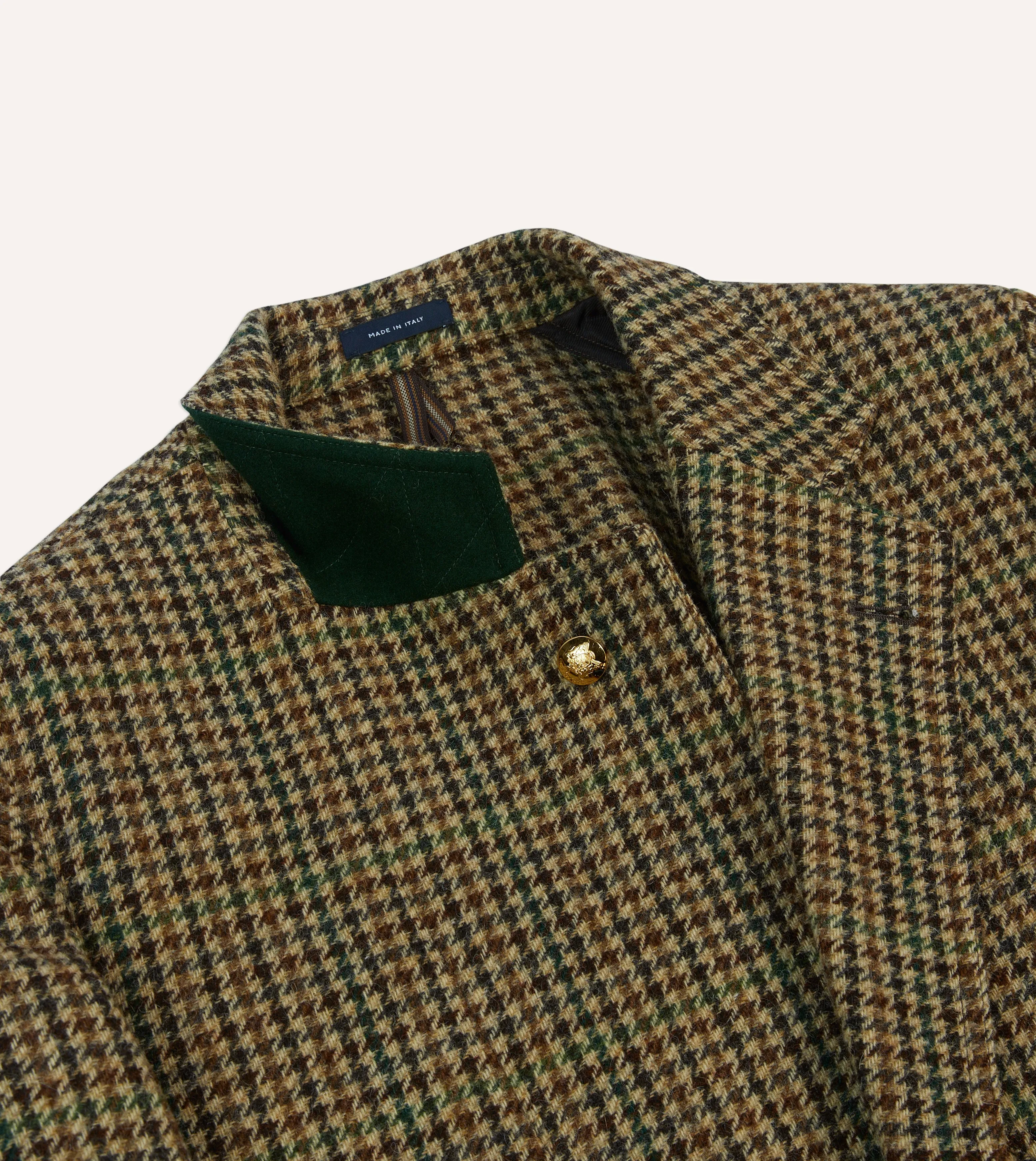 Brown and Green Check Tweed Games Blazer Mk. VII