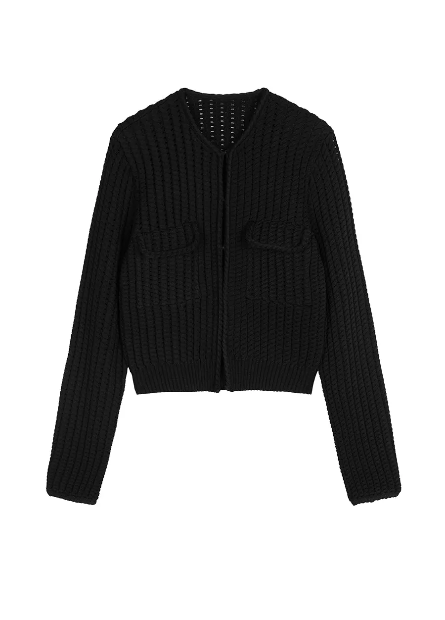 Cardigan / JNBY Slim Fit Cropped Cardigan