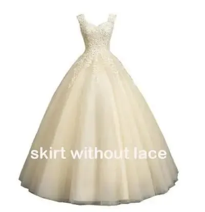 Classic Sweetheart Lace A-line Wedding Dress Skirt OPTIONS