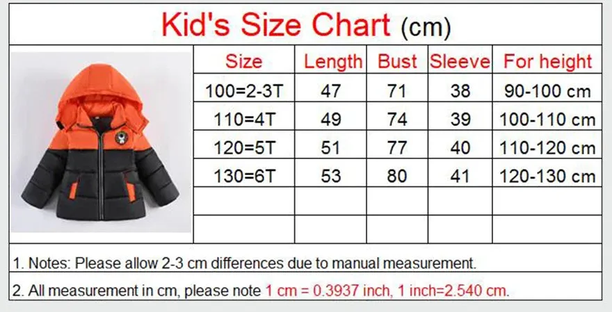 Cold Winter Boys Jacket For Children Coats Kids Warm Hooded Outwear Thick Fleece Coat For Baby Boy Clothes Costume 2 3 4 5 6 Y