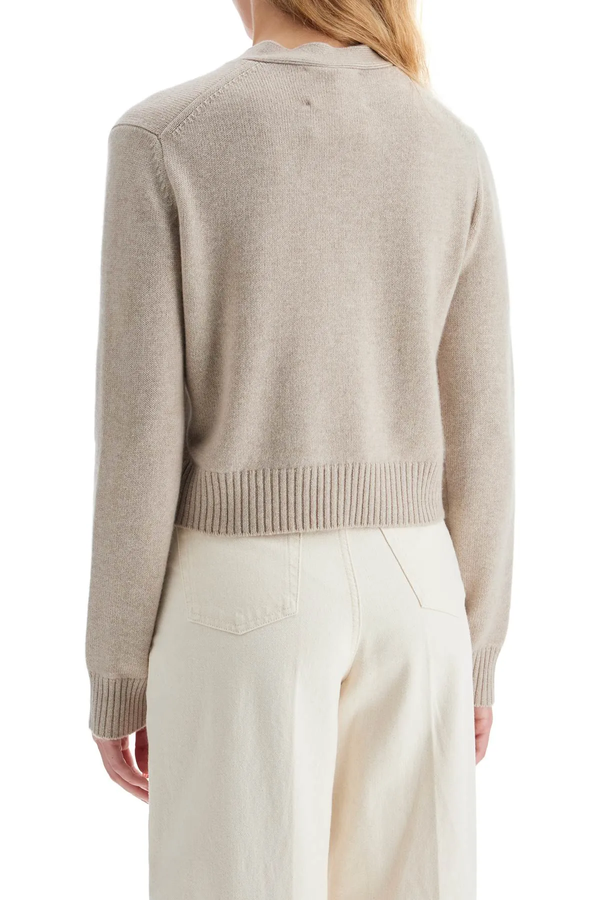 'cropped cashmere cardigan '