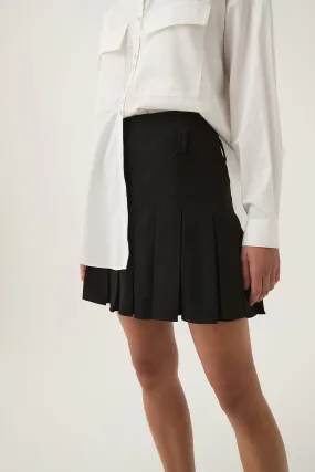 Exedra Pleated Mini Skirt