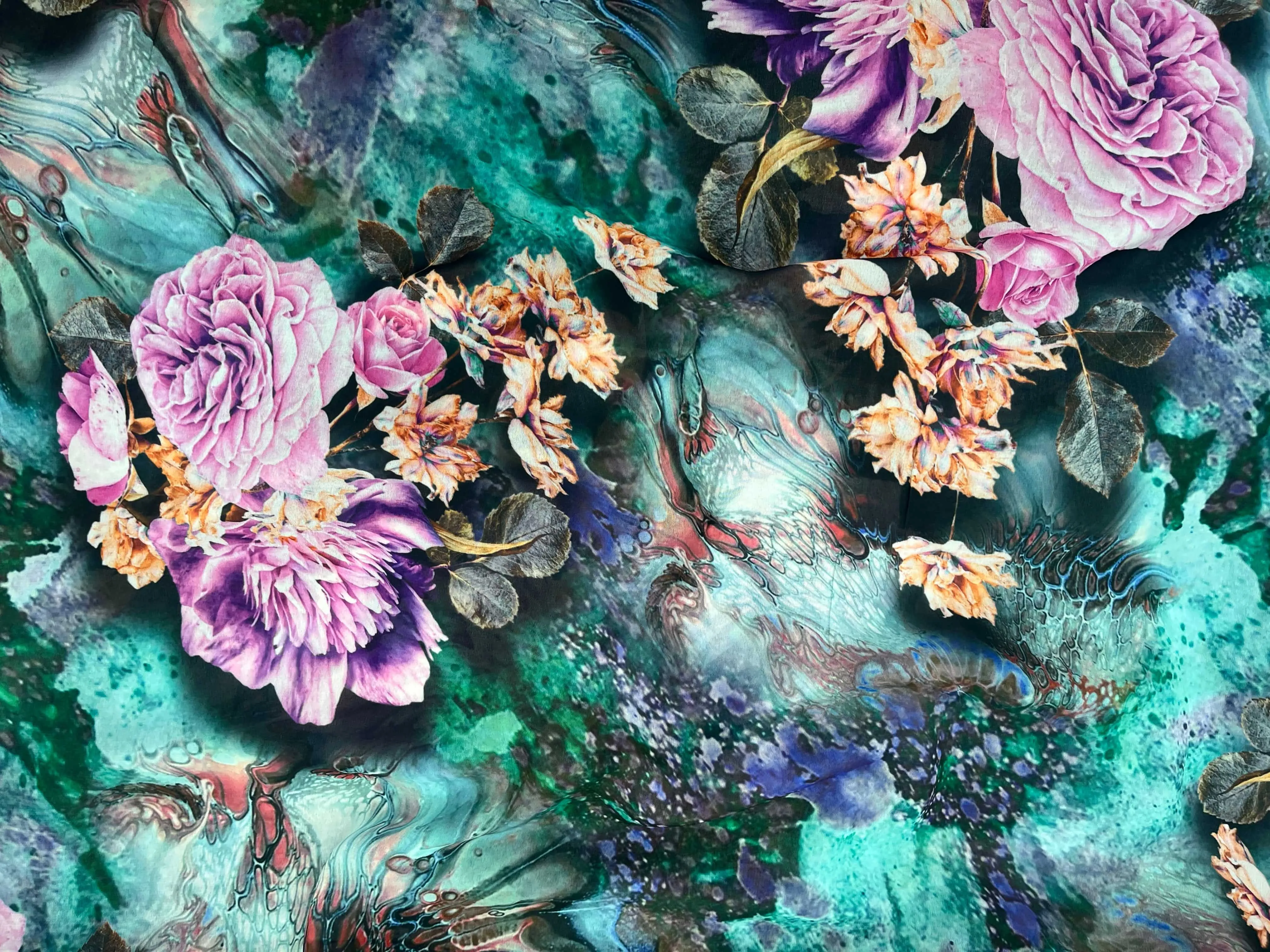 Floral Bloom - Printed Chiffon