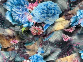 Floral Bloom - Printed Chiffon