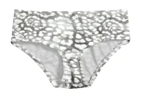 Girls UPF 50  Printed Swim Briefs  | Leopard Monochrome