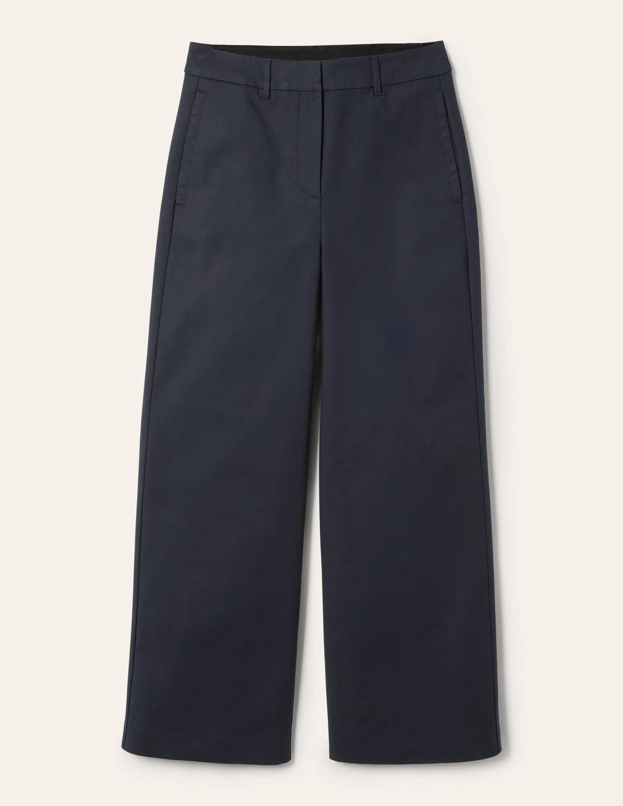 High Waisted Richmond Trousers-Navy