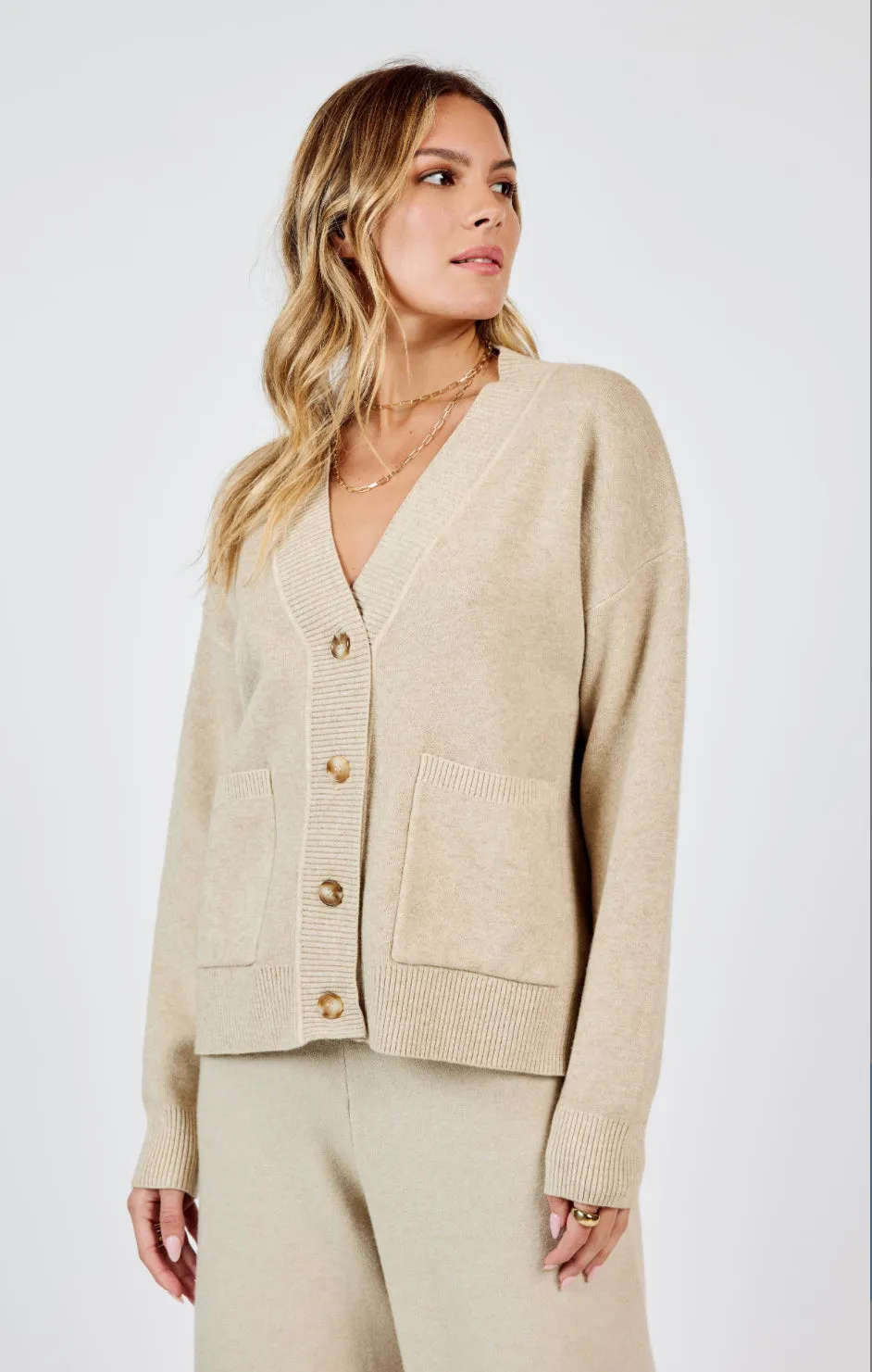 kelsie button cardigan