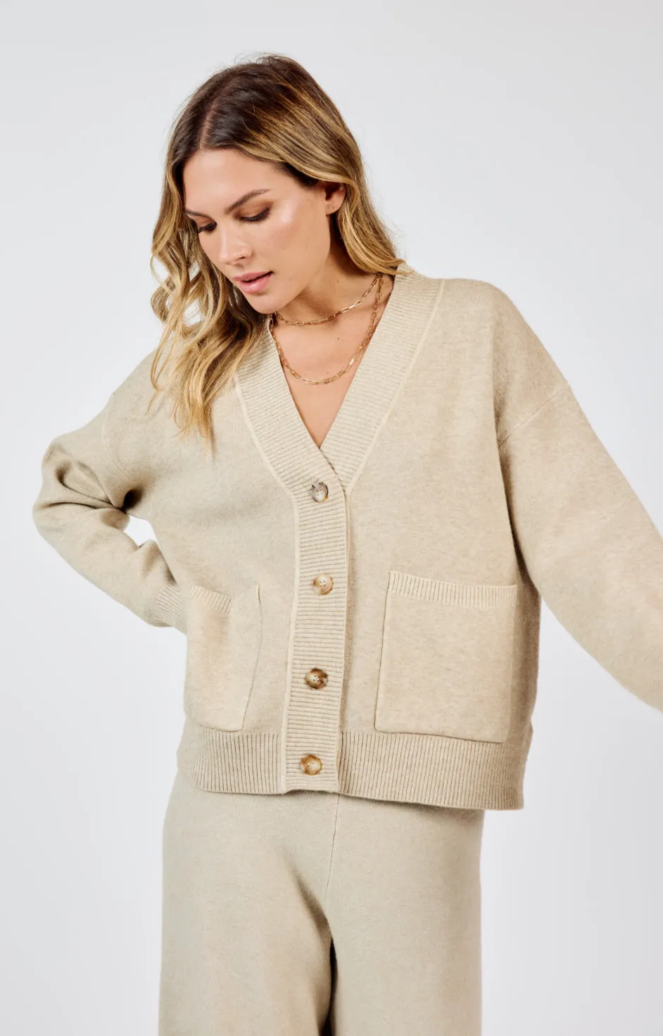 kelsie button cardigan