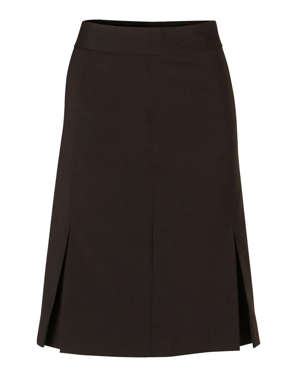 Ladies Wool Stretch Pleated Skirt - M9473