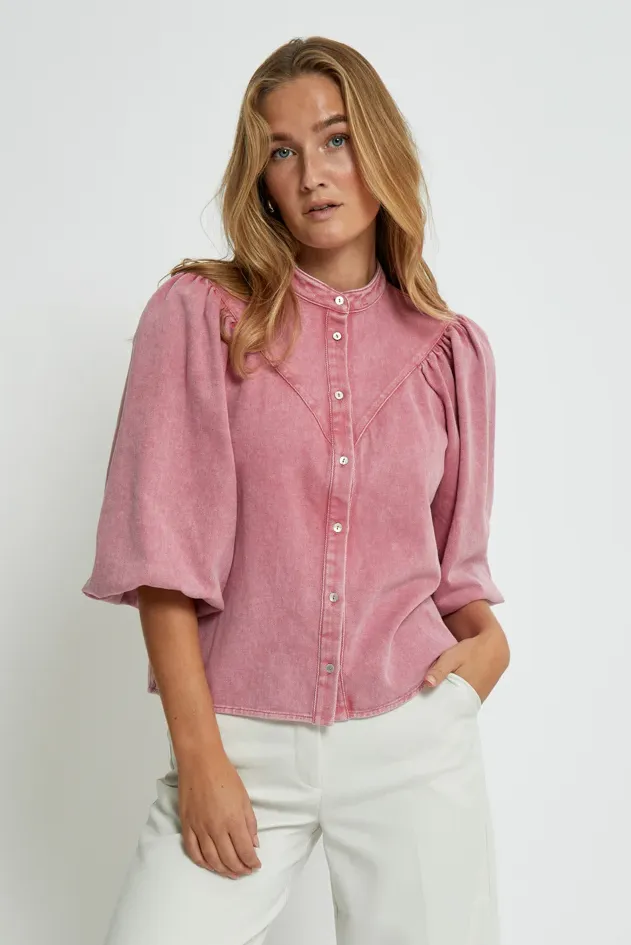 Minus Solene Desert Rose Denim Shirt