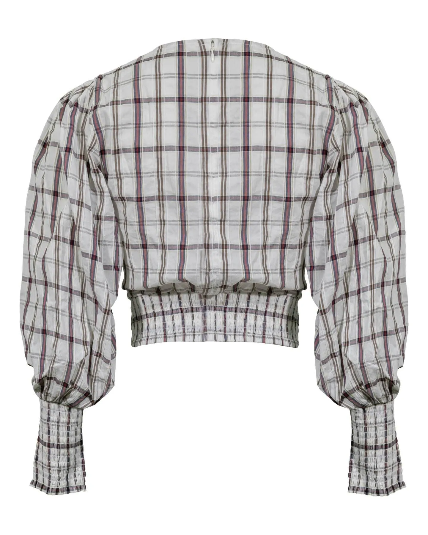 Nyla Plaid Wrap Top