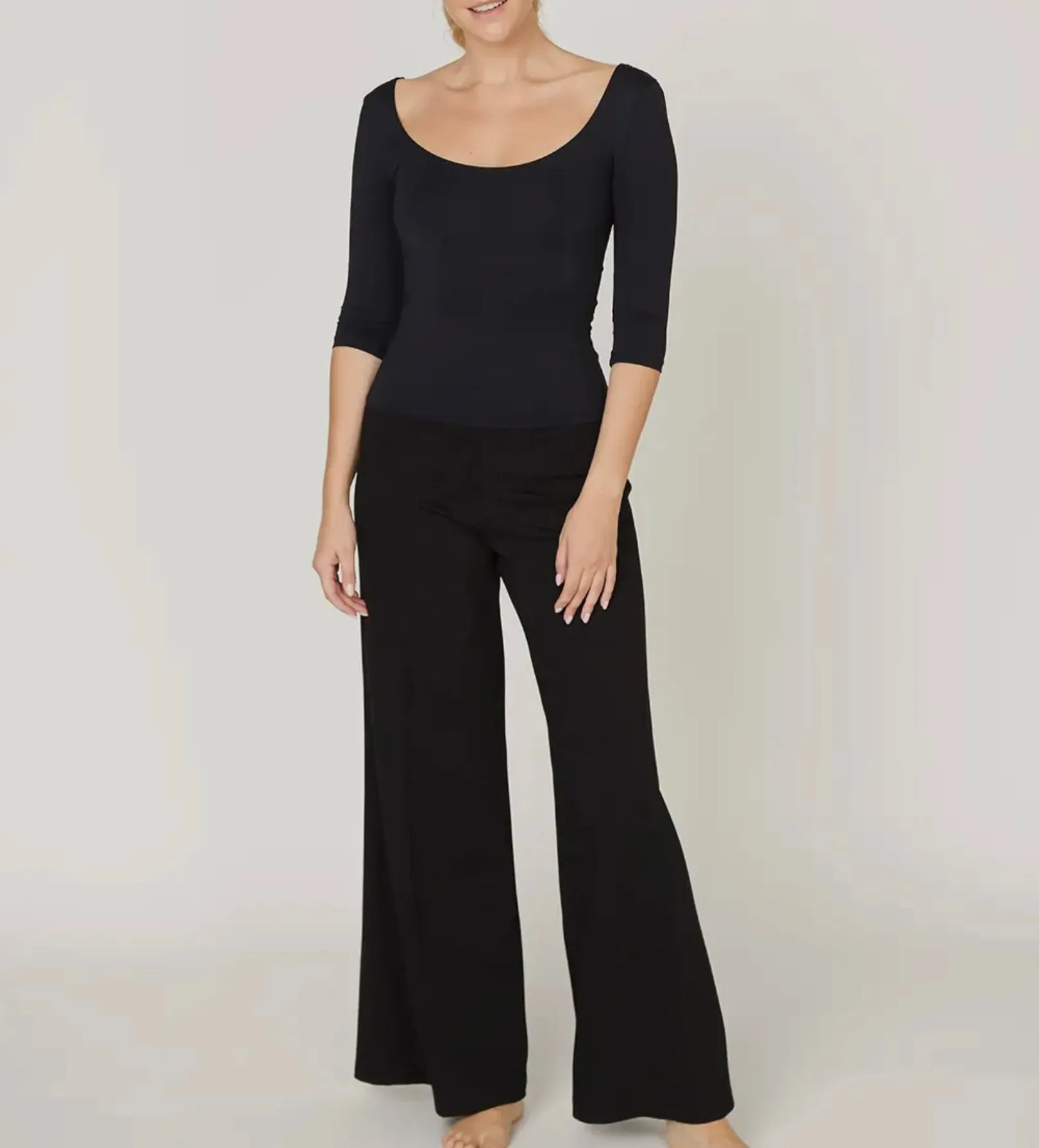 Ponte Wide Leg Pant