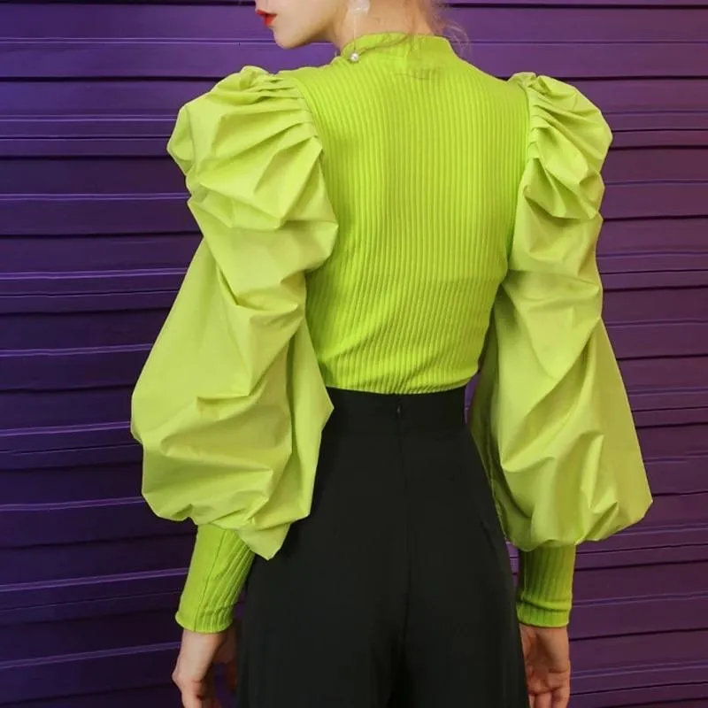 Puffed Sleeve Bradshaw Blouses