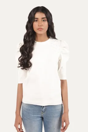 Puffed Sleeve T-Shirt