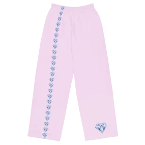 "Sparkling Love Diamond Affair" Collection - Designer Unisex Wide Leg Pants